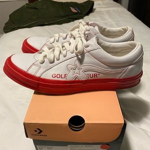 Racing Red Golf Le Fleur Converse